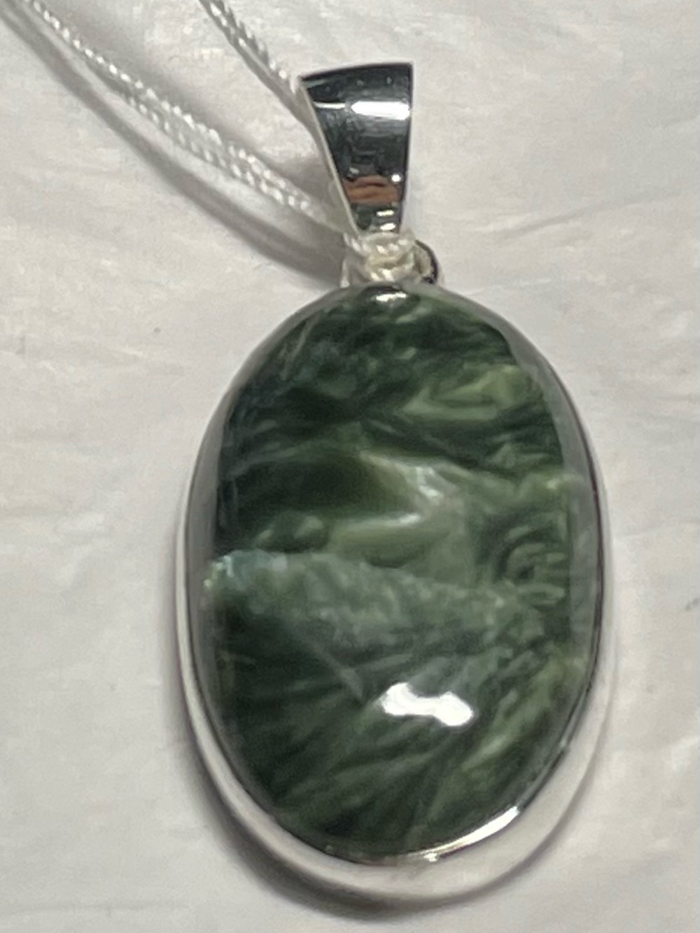 Seraphinite pendant